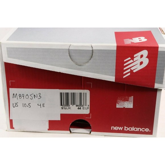 New New Balance 890 Baddeley Jogging Running Shoes Sneakers Gray 10.5 4E